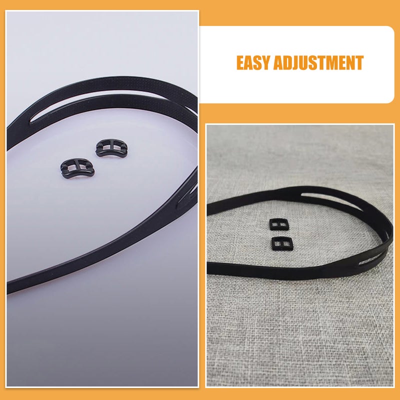 2 Sets Adjustable Swimming Strap For Kids And Adults Silicone Band With Replaceable Eyewear Retainer For Water Sports - Image 3