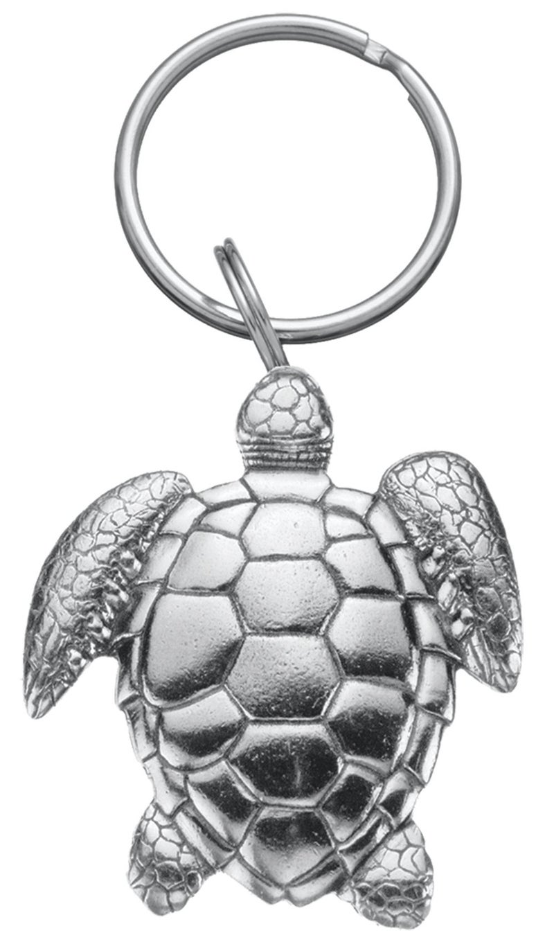 DANFORTH – Sea Turtle Keychain, Handcrafted Pewter Beach Keychain – 2”, Made In USA - Image 4
