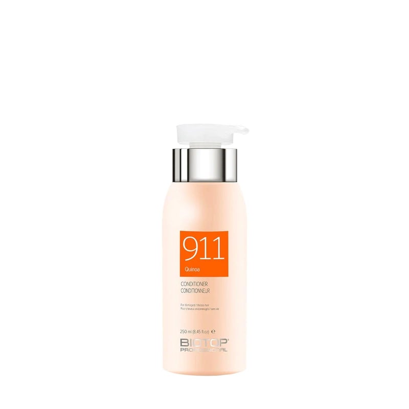Biotop Professional 911 Quinoa Hair Conditioner - Hydrating Conditioner for Hair Health + Frizz Control - Repairing, pH Balancing & Nourishing Treatment for Dry Ends - (8.45 oz/250ml)