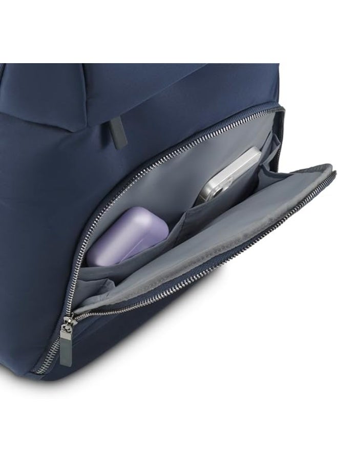 Hama Premium Lightweight Backpack for Laptop (Laptop Compartment Padded for Laptops up to 16.2 Inches, with Front Pocket and Inner Compartment, Ultralight Daypack, Waterproof), Dark blue - Image 3