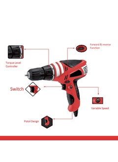 XDLB XDLB Powerful 10MM Screwdriver Drill Machine with Multi Functions Reverse Forward Motion Speed control 0750 Rpm Drilling adjustment Keyless drill chuck  - Image 2
