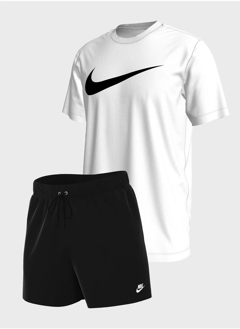 Nike nike tshirt & shorts combo