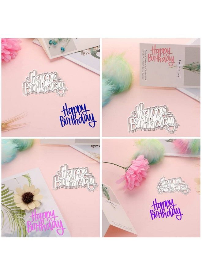 MIKIMIQI Birthday Metal Cutting Dies Stencil Mikimiqi Diy Craft Metal Scrapbooking Dies Cuts Handmade Happy Birthday Embossing Stencils Template For Card Scrapbooking Craft Paper Decor - Image 5
