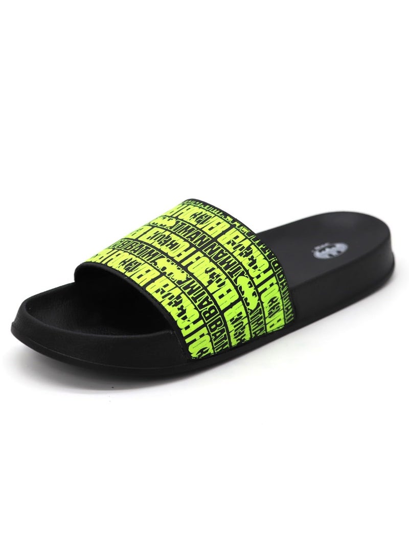 SVAAR Authentic Batman Forever Men's Ultra Soft Sliders/Slippers for Men with Soft Cushion | Everyday Flip Flops for Gents/Boys Black - Image 3