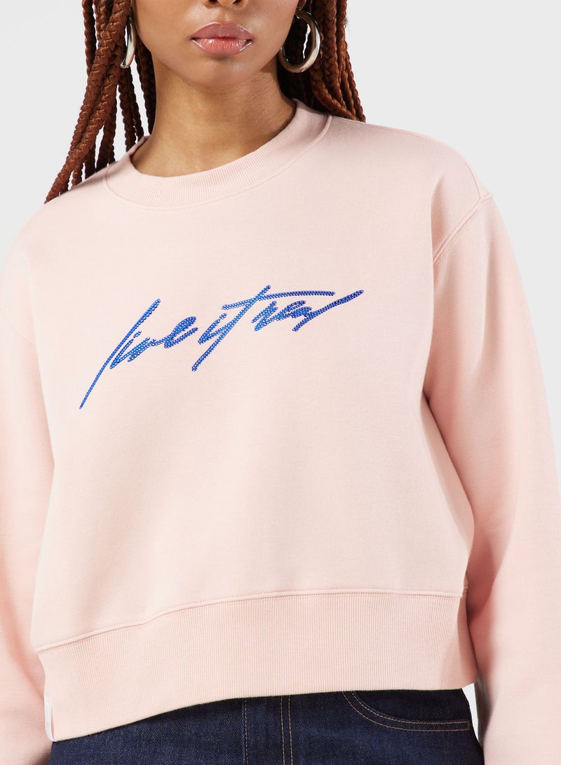 izzue Logo Sweatshirt - Image 3