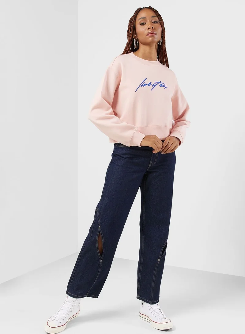 izzue  Logo Sweatshirt for Women | Best Price UAE