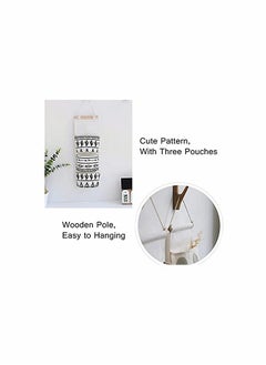Excefore Wall Closet Hanging Storage Bag, Premium Linen Fabric Over The Door Organizer  - Image 3