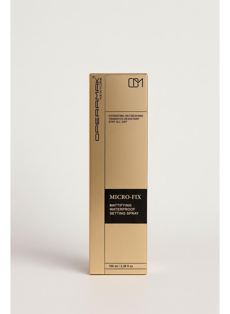 Operamak Micro-Fix Mattifying Waterproof Setting Spray - Image 3