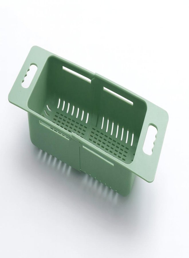 ELEXIQ Plastic Expandable Adjustable Kitchen Over-The-Sink Self Draining Sink Dish Drying Rack Dish Drainer Vegetable Basket (Multicolor) - Image 5