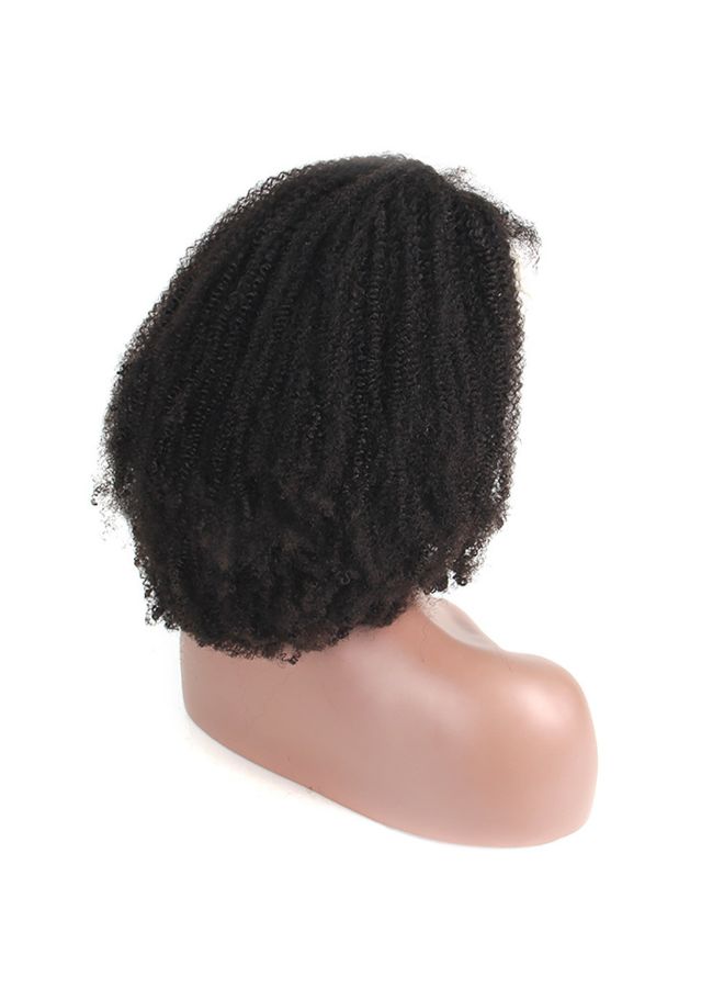 NIBEMINENT Brazilian Less Lace Front Full Curly Wave Wig Black 20x18x3centimeter - Image 4