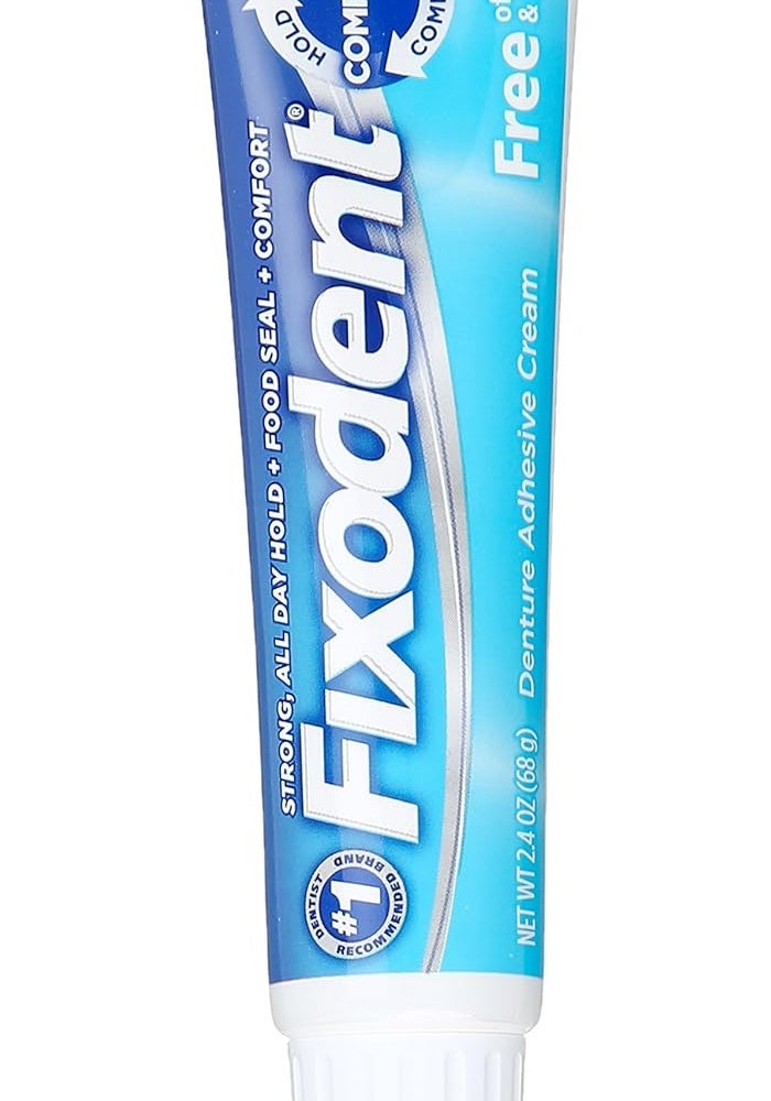 Fixodent Complete Free Denture Adhesive Cream 2.4 Oz - Pack of 6 - Image 1