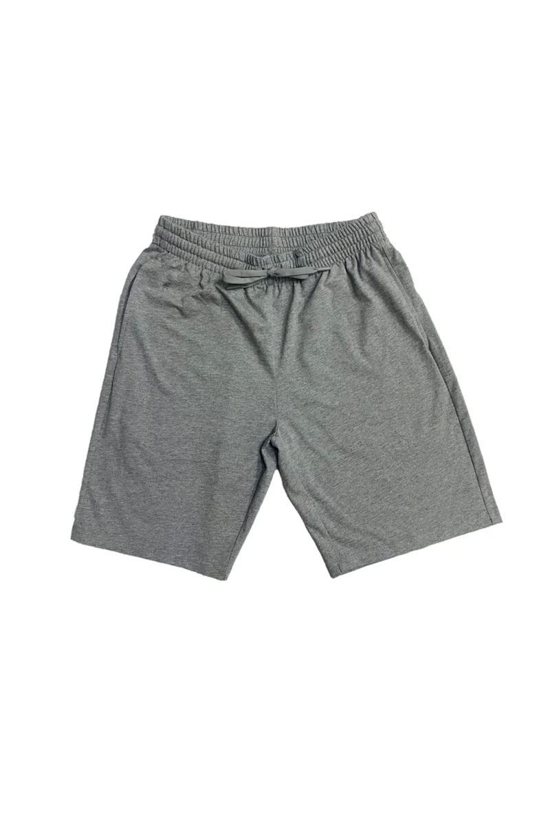 جيوردانو شورت رجالي قطني رمادي