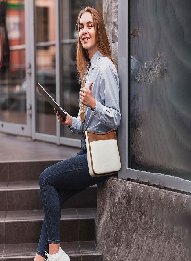 Mroede Crossbody Bags for Women, Leather Hobo Handbags Crossbody Shoulder Bag Purses for Women with Wide Strap - Image 2