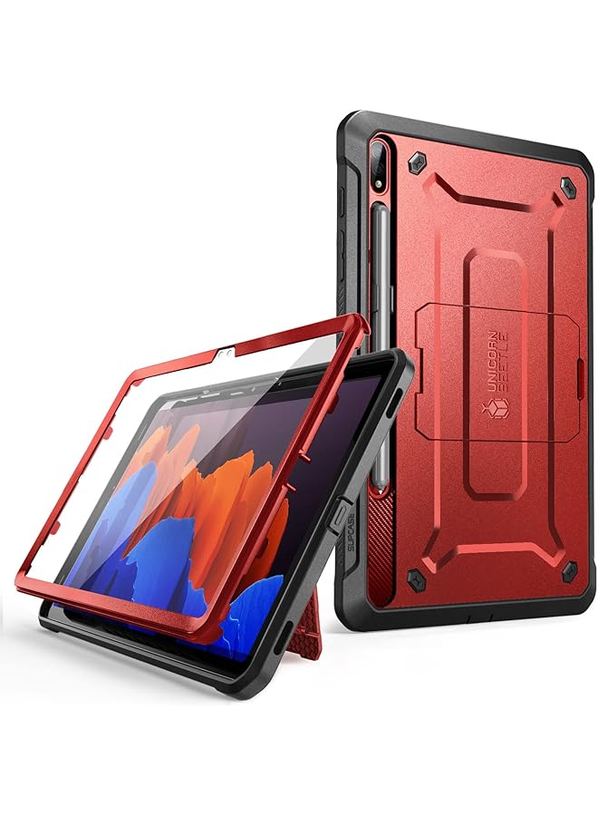 SupCase Ub Proseries Case Designed For Samsung Galaxy Tab S8 Ultra 2022 With Built-In Screen Protector And S Pen Holder Full-Body Rugged Heavy Duty Case - Ruddy - Image 1