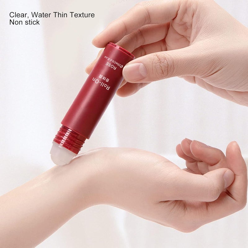 klarako 2 Flavor Optional Roller Perfume, Refreshing Long Lasting Solid Fragrance for Men Women Odor Removal, Roll On Perfume for Neck Underarm and Wrist(Wilderness Rose) Wilderness Rose - Image 4