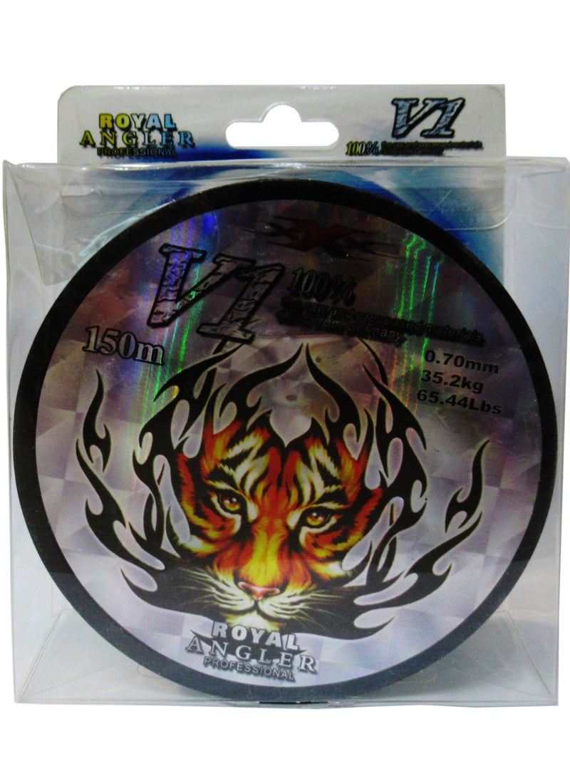 oakura - Royal Angler Professional line Monofilament 3pcs./ 150m. length 0.60mm. 0.70mm. 0.80mm. Diam., Cap. 65.44lbs./ 35.2kg. - Image 1