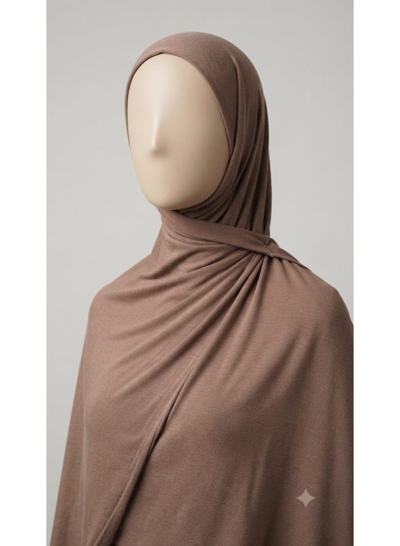 Jersey Hijab - Brown