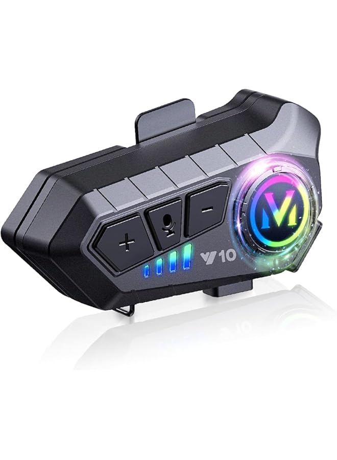 Motorcycle Helmet Headset, V5.3 Bluetooth Speakers With Music Sharing, Noise Cancellation Helmet Headphone With Strong Bass, Ipx6 Waterproof Headphone - Image 1