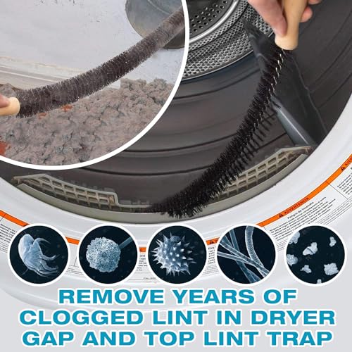 Sealegend 15-Piece 25-Feet Dryer Vent Cleaner Kit, Dryer Cleaning Tools, Omnidirectional Dryer Lint Vacuum Attachment, Dryer Vent Brush, Universal Vacuum & Dryer Adapters (Blue) - Image 5
