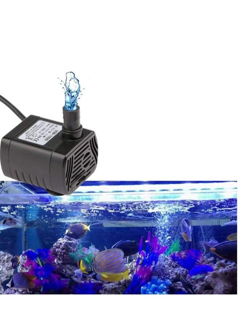 مضخة مياه غاطسة صغيرة SYOSI مضخة بديلة 3.5-9 فولت USB لحوض السمك الحرف اليدوية لأحواض السمك خزان الأسماك EK1527 مضخة مياه لحوض السمك الزراعة المائية