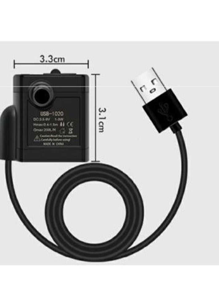 مضخة مياه غاطسة صغيرة SYOSI مضخة بديلة 3.5-9 فولت USB لحوض السمك الحرف اليدوية لأحواض السمك خزان الأسماك EK1527 مضخة مياه لحوض السمك الزراعة المائية