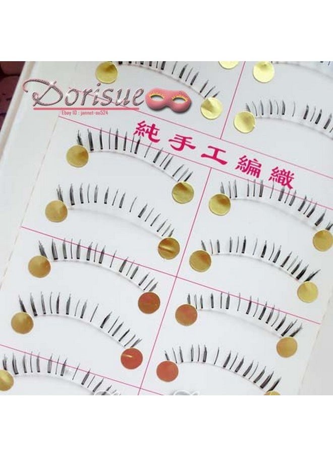 Bottom Lashes Natural Lower Lashes Bottom Eyelashes Black Or Brown Eyelashes Natural Look Face Lashes Set 10 Pairs Lashes Pack