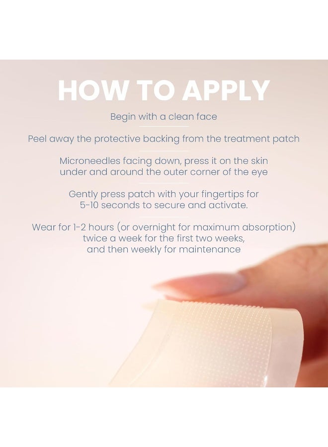 skyn ICELAND Dissolving Microneedle Eye Patches With Hyaluronic Acid & Peptides: To Hydrate, Firm And Smooth Fine Lines, 3 Pairs - Image 4