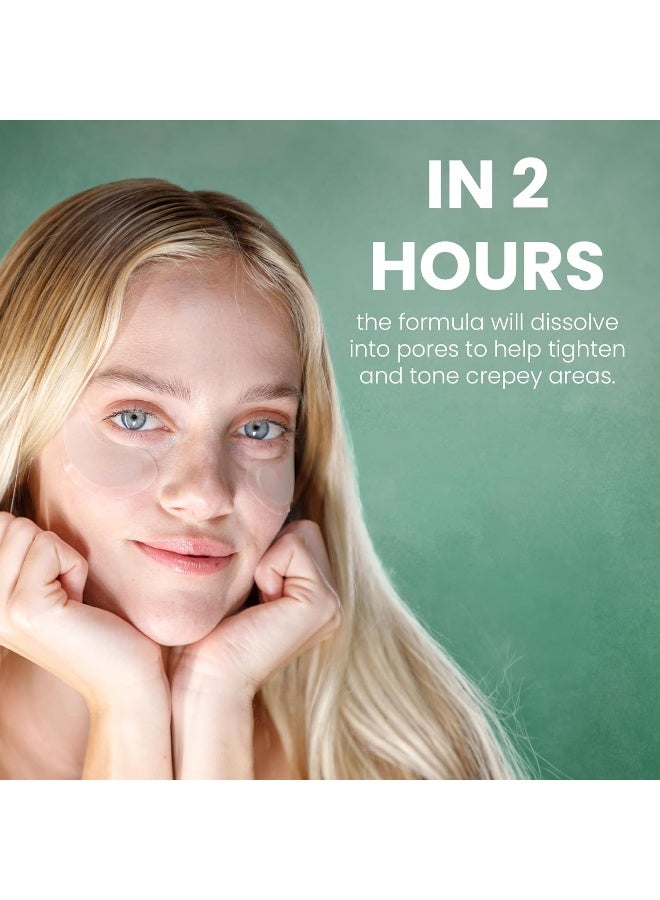 skyn ICELAND Dissolving Microneedle Eye Patches With Hyaluronic Acid & Peptides: To Hydrate, Firm And Smooth Fine Lines, 3 Pairs - Image 3