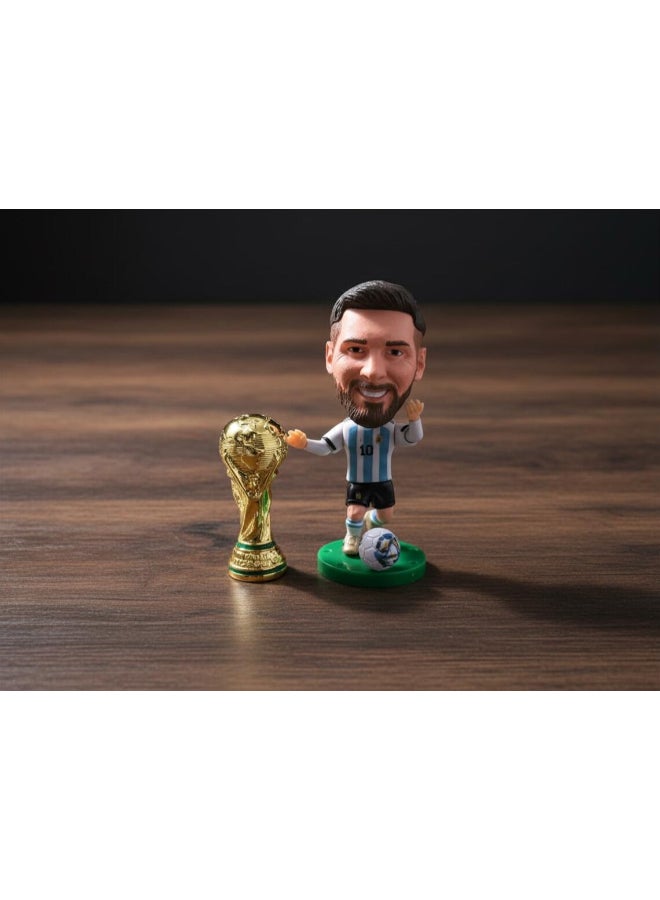 Fifa 2026 Mini Lionel Messi  Collectible Argentina National Team Uniform Action Figure - Image 4