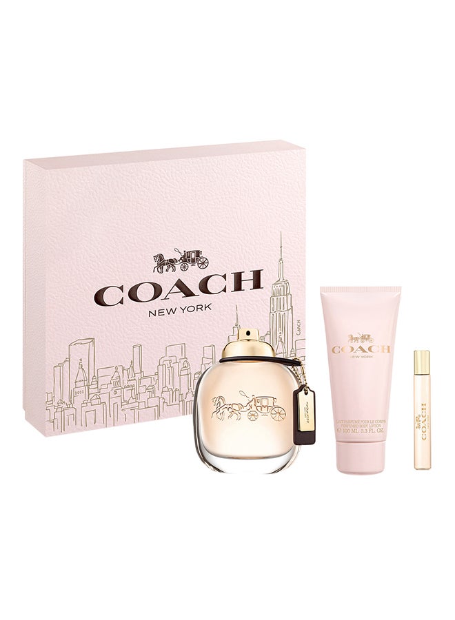 كوتش طقم هدية ماء عطر وردي من 3 قطع - Image 2