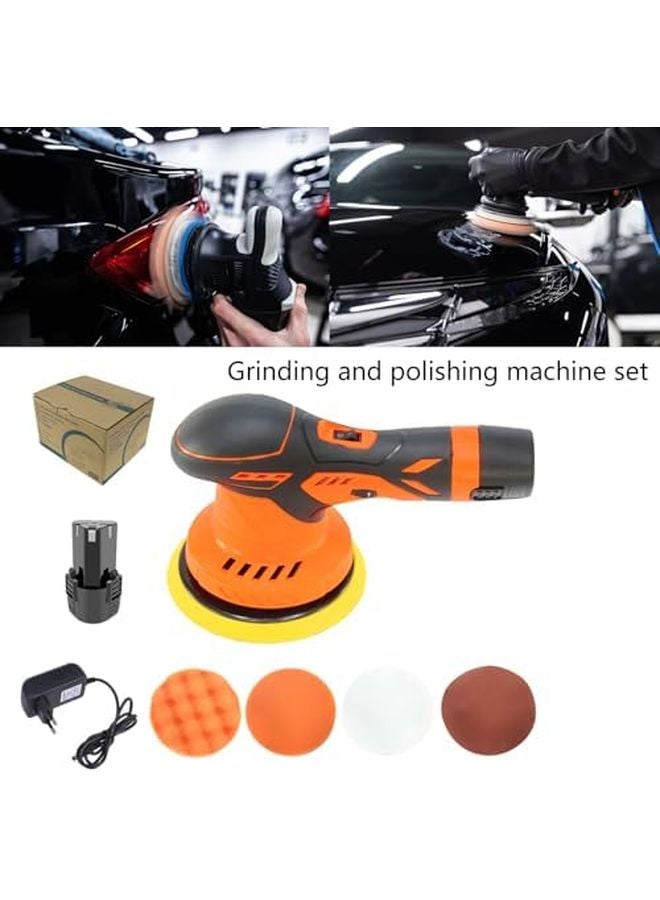 Cordless Car Buffer Polisher With 6 Variable Speed And Lithium Battery Us Plug - Image 3