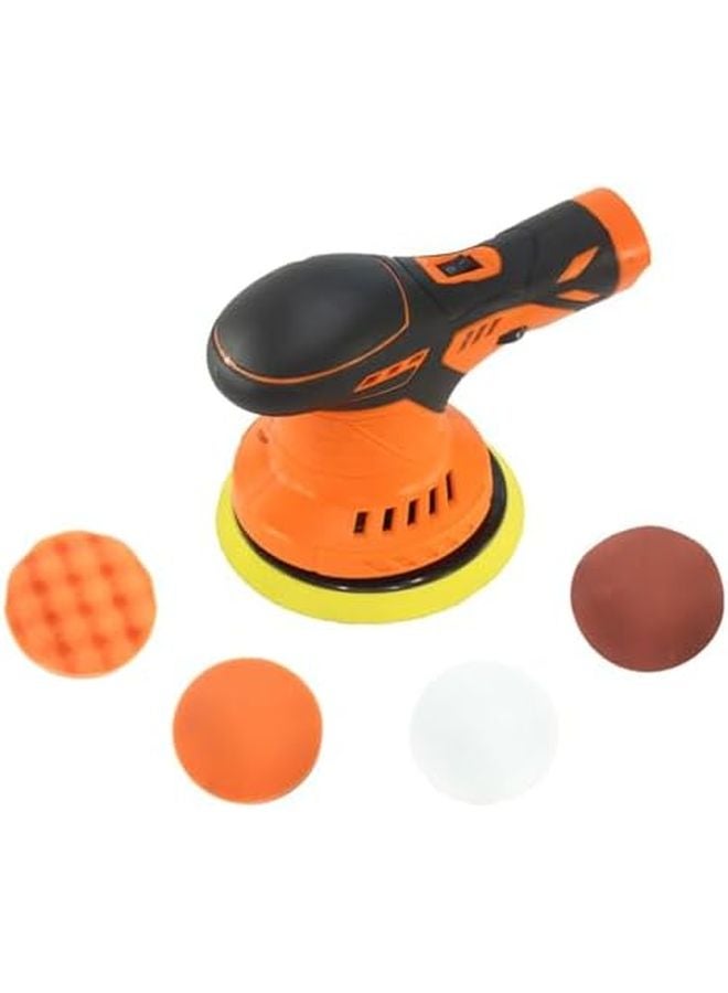 Cordless Car Buffer Polisher With 6 Variable Speed And Lithium Battery Us Plug - Image 4