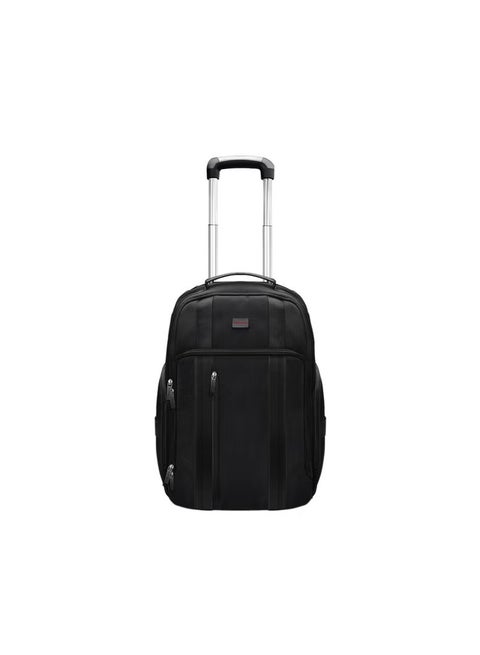 2-in-1 Lightweight Trolley Bag and Backpack with Telescoping Handle, Adjustable Straps, Water Resistance and In-Line Wheels for 15.6-inch Laptops