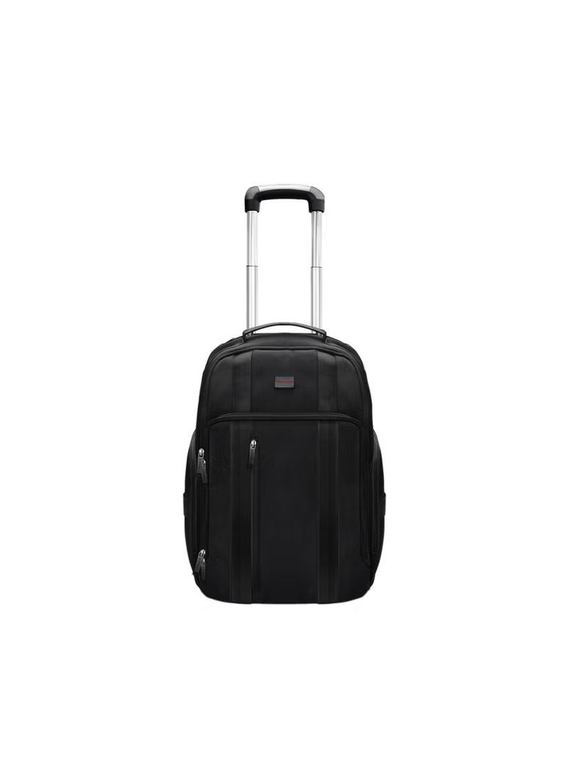PROMATE 2-in-1 Lightweight Trolley Bag and Backpack with Telescoping Handle, Adjustable Straps, Water Resistance and In-Line Wheels for 15.6-inch Laptops  - Image 1