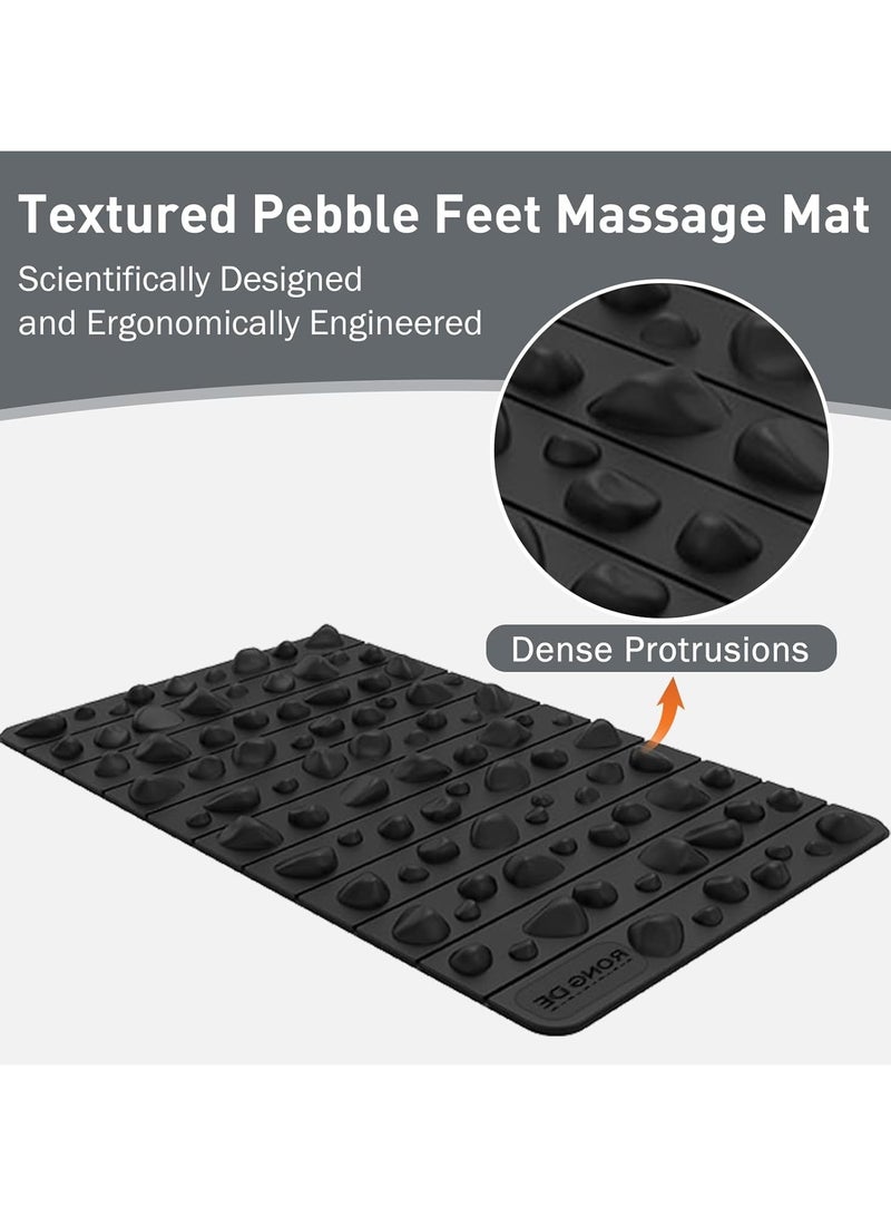 General Portable Foot Massage Cushion, Shiatsu Relaxation Massage Cushion, Suitable for Long Time Sitting, Anti-Fatigue Office Standing Table Mat, Multifunctional Standing Cushion Waterproof Work Carpet  - Image 3