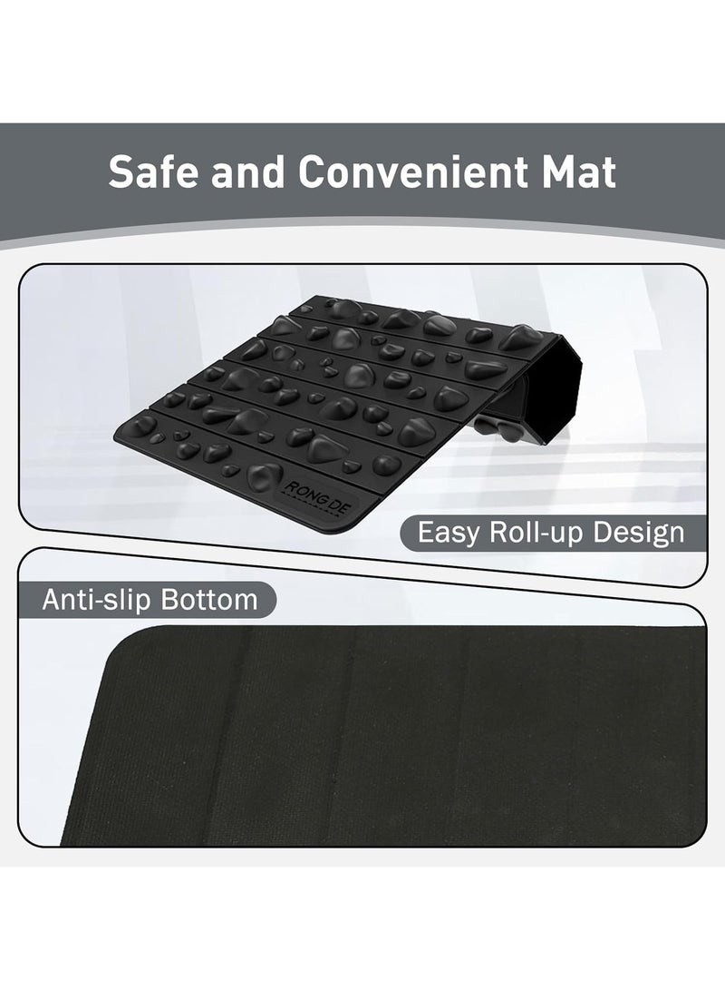General Portable Foot Massage Cushion, Shiatsu Relaxation Massage Cushion, Suitable for Long Time Sitting, Anti-Fatigue Office Standing Table Mat, Multifunctional Standing Cushion Waterproof Work Carpet  - Image 4