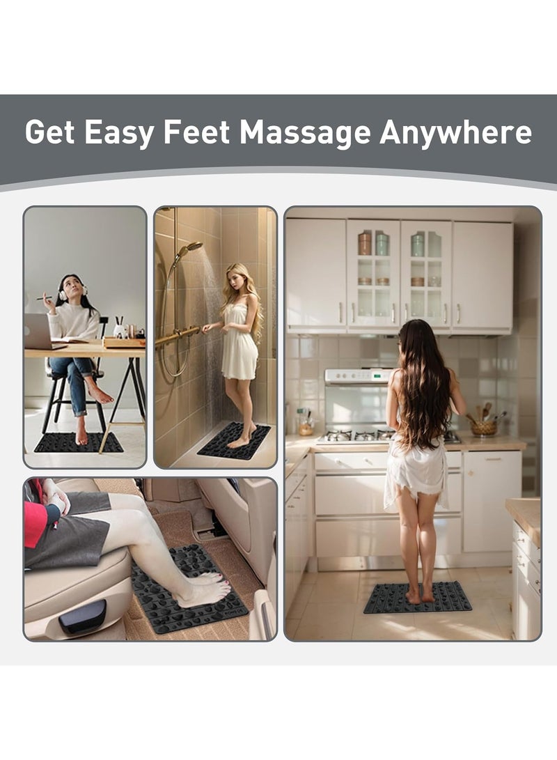 General Portable Foot Massage Cushion, Shiatsu Relaxation Massage Cushion, Suitable for Long Time Sitting, Anti-Fatigue Office Standing Table Mat, Multifunctional Standing Cushion Waterproof Work Carpet  - Image 5