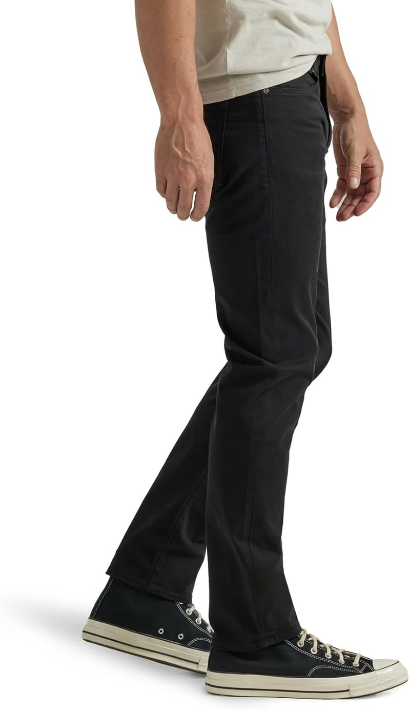 Lee Men's Extreme Motion Slim Straight Leg Jean, Black, 30W / 30L - Image 2