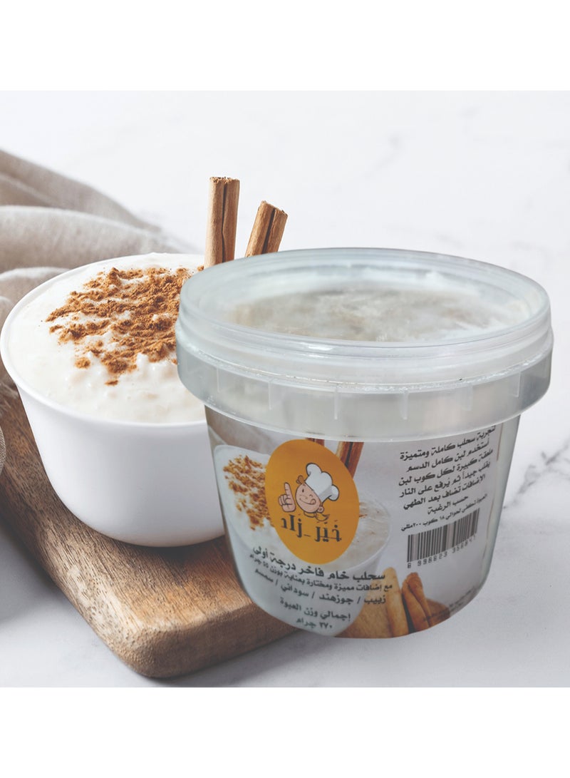 Premium raw Sahlab with distinctive additions (weight 370 grams) - Image 1