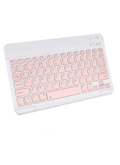 10 Ultra thin universal rechargeable portable wireless keyboard with wireless slot small wireless keyboard for iOS/Android/Windows tablets laptops PCs phones