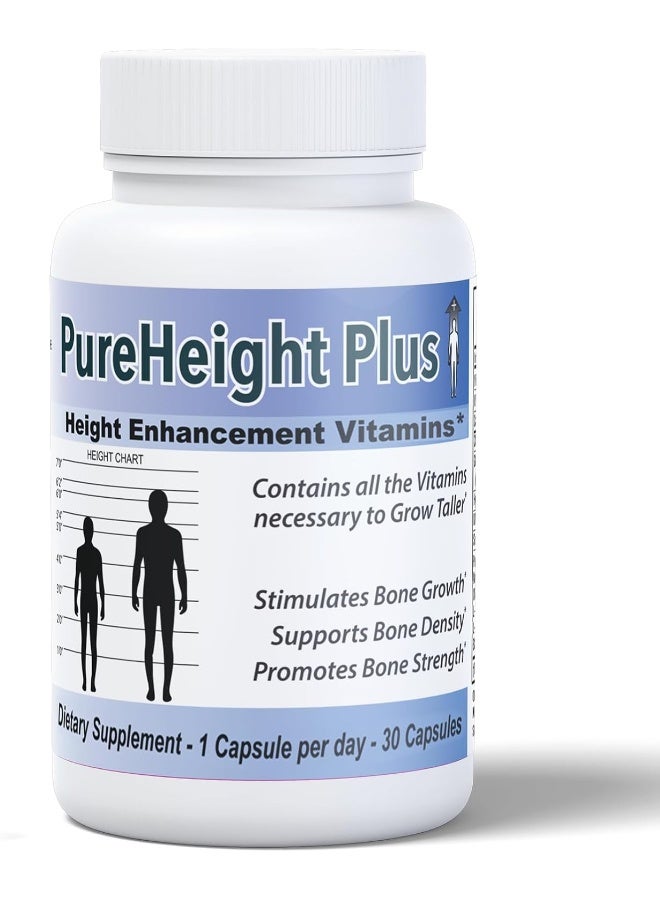 TruHeight  Pure BioTechnologies PureHeight Plus Height Enhancement Vitamins - Image 1