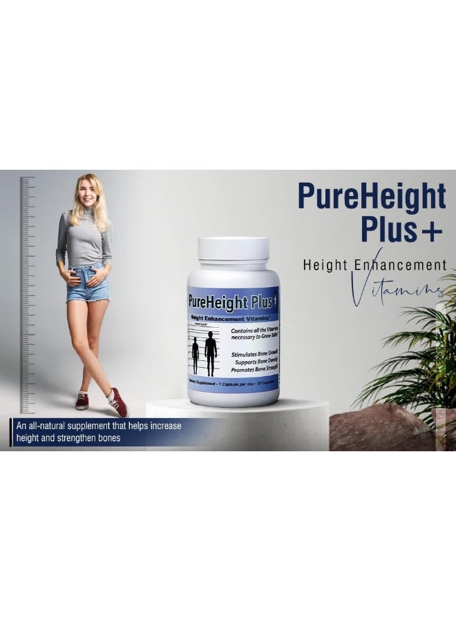 TruHeight  Pure BioTechnologies PureHeight Plus Height Enhancement Vitamins - Image 3