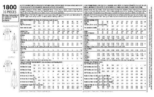 Simplicity نمط خياطة فستان نسائي بفتحة عنق مفتوحة من سيمبليسيتي 1800، الأحجام 10-18 - Image 2