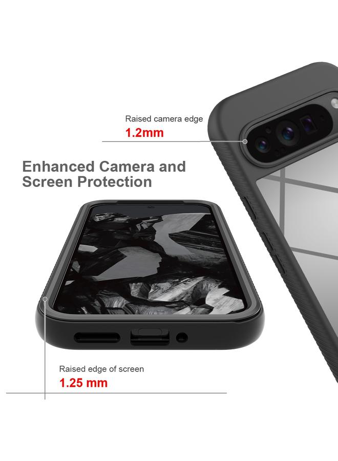 Zaboon Case For Google Pixel 9 Pro XL Starry Sky Solid Color Series PC + TPU Phone Case with PET Film - Image 4