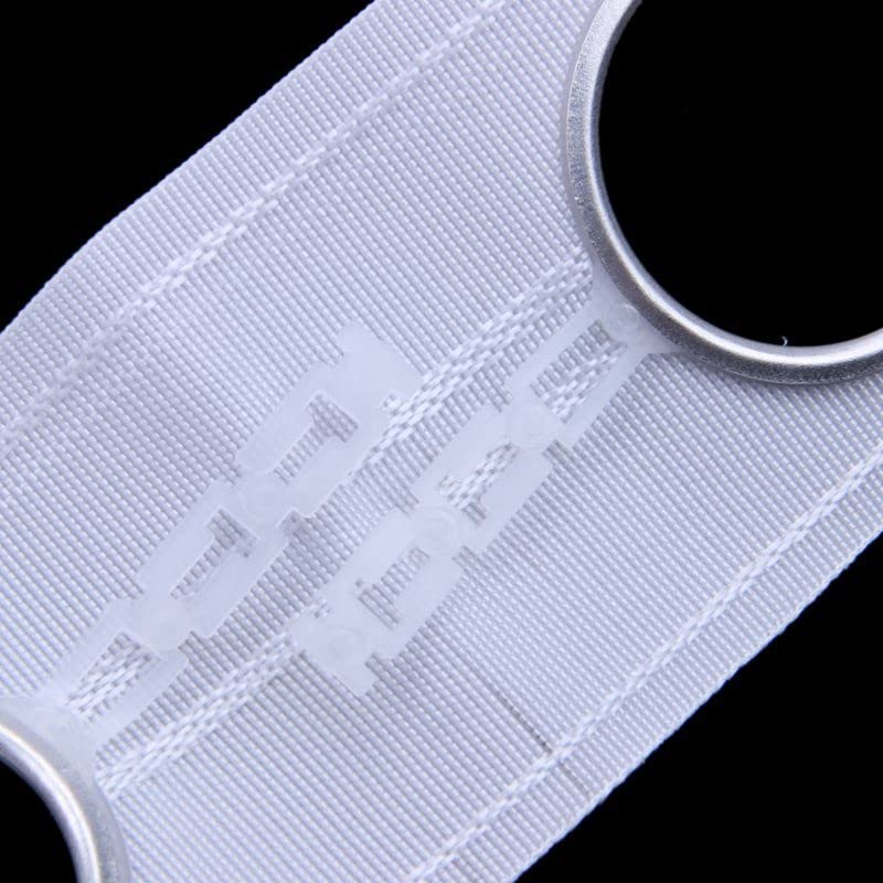 UNIQUELLA UNIQUELLA Eyelet Press Punch Curtain Tape Pack 5 Meter with 45 Curtain Steel Rings Drapery Curtain Heading Grommet Tape for Curtains Header DIY Decoration White - Image 3