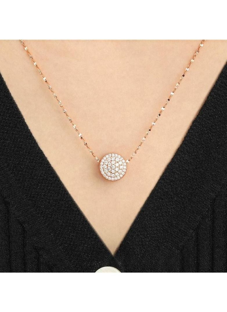 Satinior - Round Transfer Beads Titanium Steel Necklace - Image 1