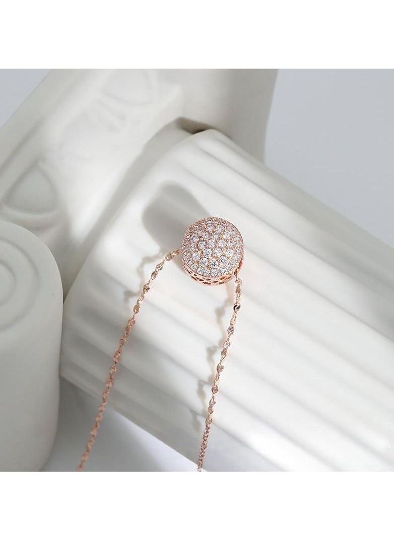 Satinior - Round Transfer Beads Titanium Steel Necklace - Image 1