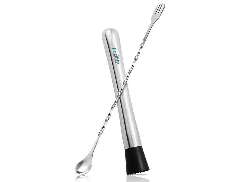 finality Muddler Fork Mixing Spoon 12 Caf Bar Item Cocktail Accessories for Home bar Mini bar - Image 1