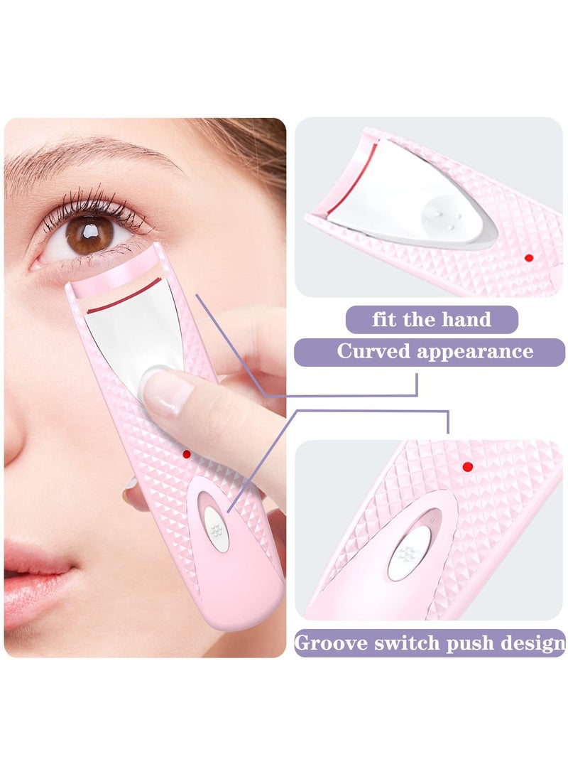 KASTWAVE - Heated Beauty Eyelash Curlers, Fast Curl Lash Curler with Silicone Refill Pad, for Women Long Lasting Naturally Lash Extensions Tool - Image 1