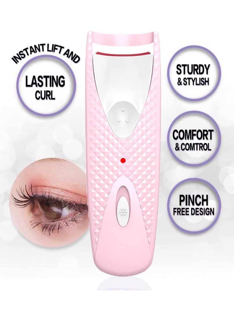 KASTWAVE - Heated Beauty Eyelash Curlers, Fast Curl Lash Curler with Silicone Refill Pad, for Women Long Lasting Naturally Lash Extensions Tool - Image 1